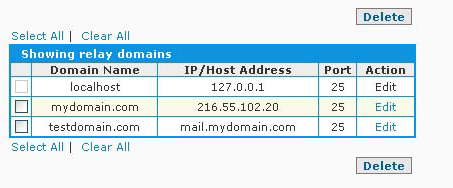 SpamWall IP Domain Added